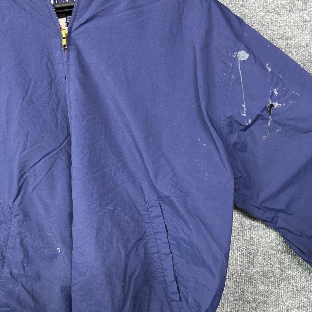 Polo by Ralph Lauren Windbreaker Jacket Men's Navy Blue Full Zip Outdoor - Large - Picture 7 of 14